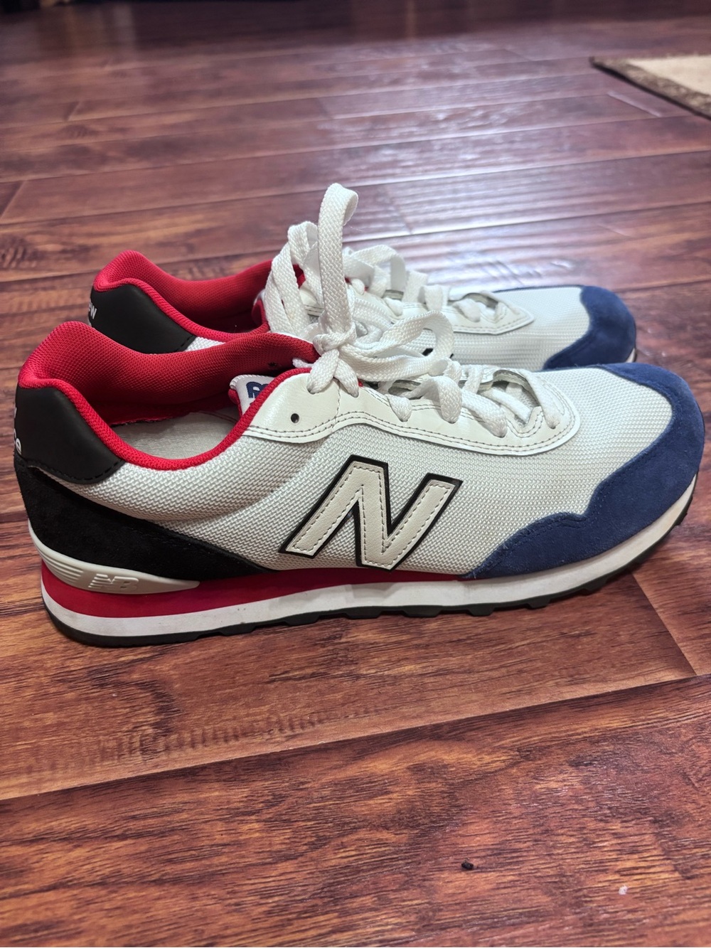 New Balance Men’s Retro Runner - White/Blue/Red